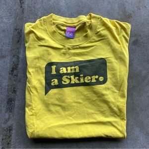 Vintage Y2K Line Skis "I am a Skier" t-shirt